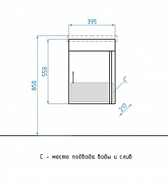 Style Line Мебель для ванной Стандарт Compact №1 40 свет – фотография-2